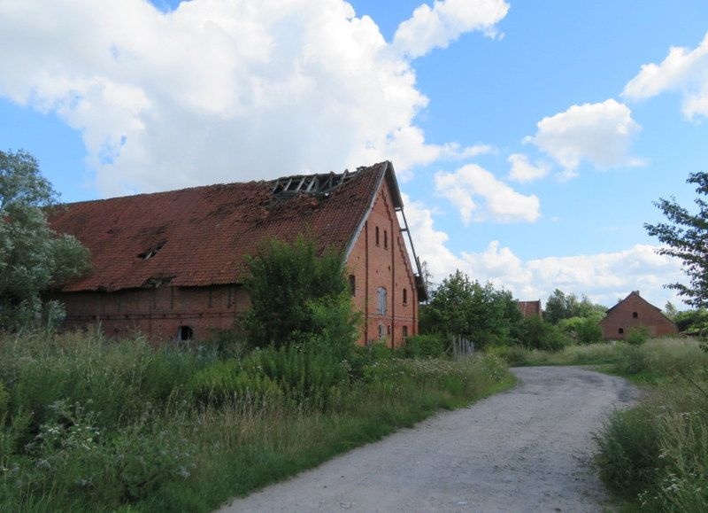 Blick zum Wirtschaftshof