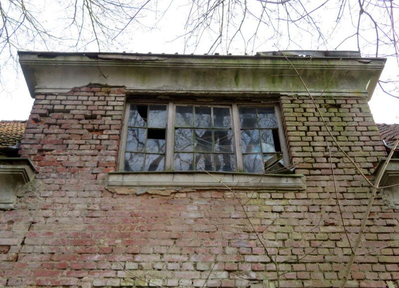 Detail des Risalits Parkseite