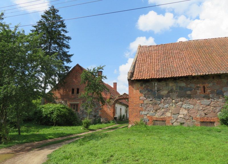Blick zum Wirtschaftshof